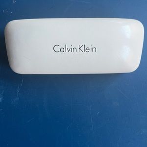 Calvin Klein White Sun/Eye Glass Case
